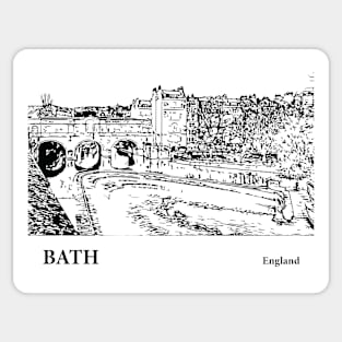 Bath English Sticker